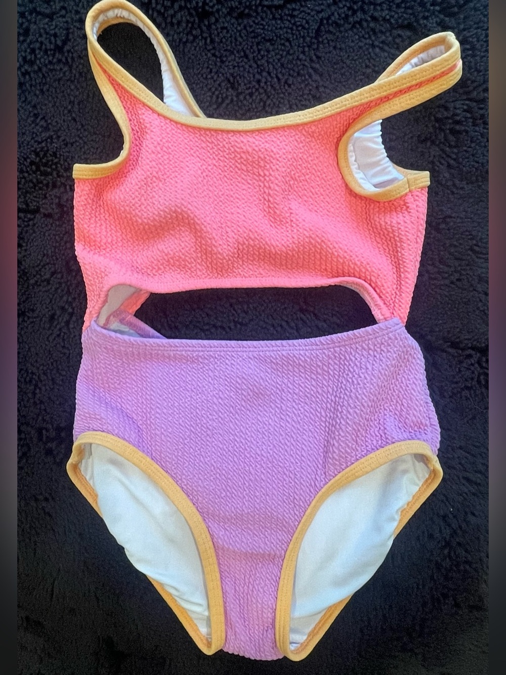 Old Navy Color Block Cut Out Swimsuit 8